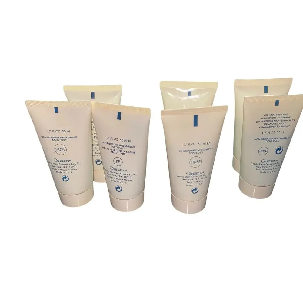 Obsession Calvin Klein Lot - Lotions, Shower Gel, Shampoo & Body Wash Lot of 7